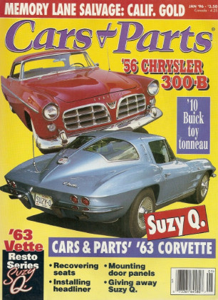 CARS & PARTS 1996 JAN - 63 SPLITWINDOW, 300-B, 10 BUICK TOY TONNEAU